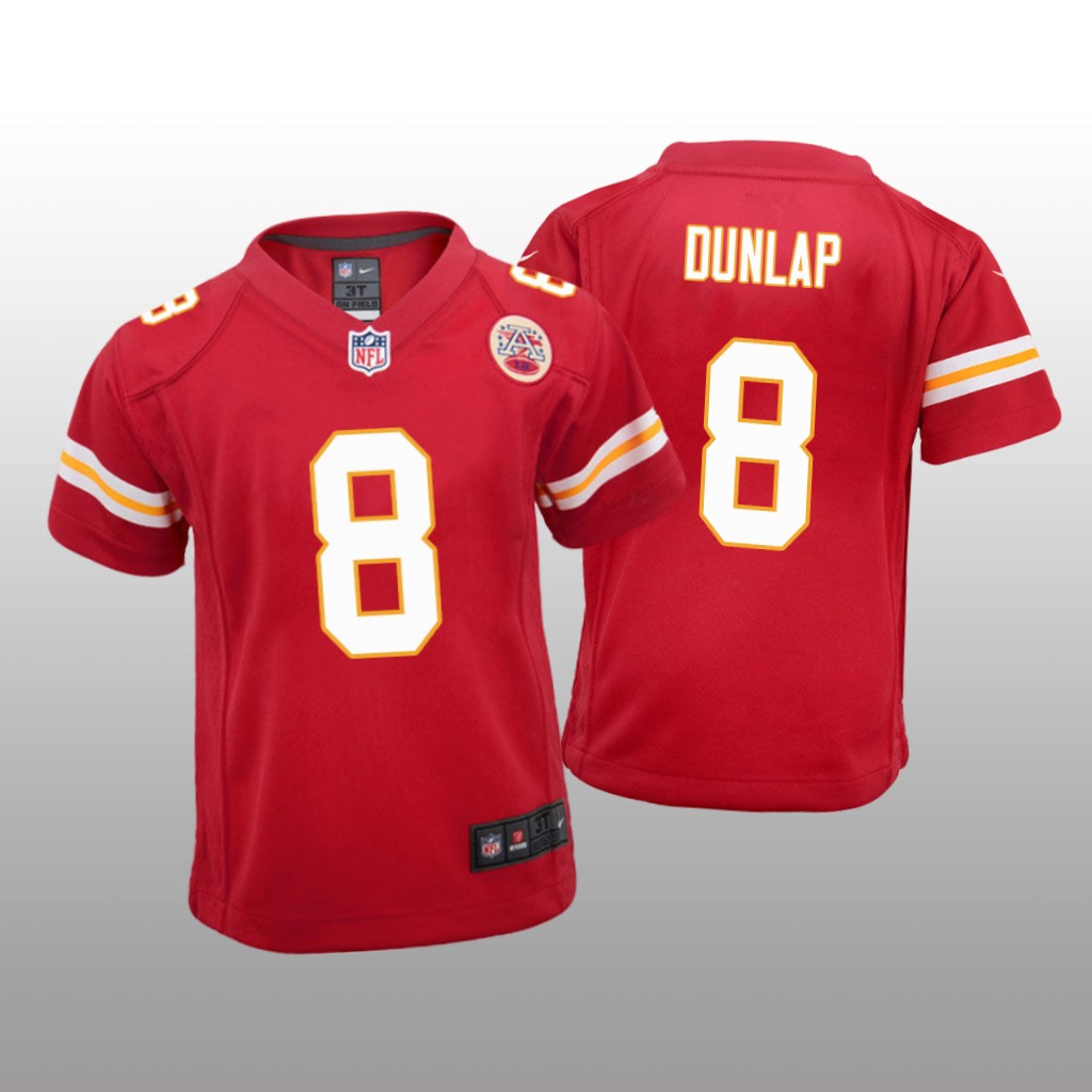 Kansas City Chiefs Carlos Dunlap Red Jersey Game - Youth