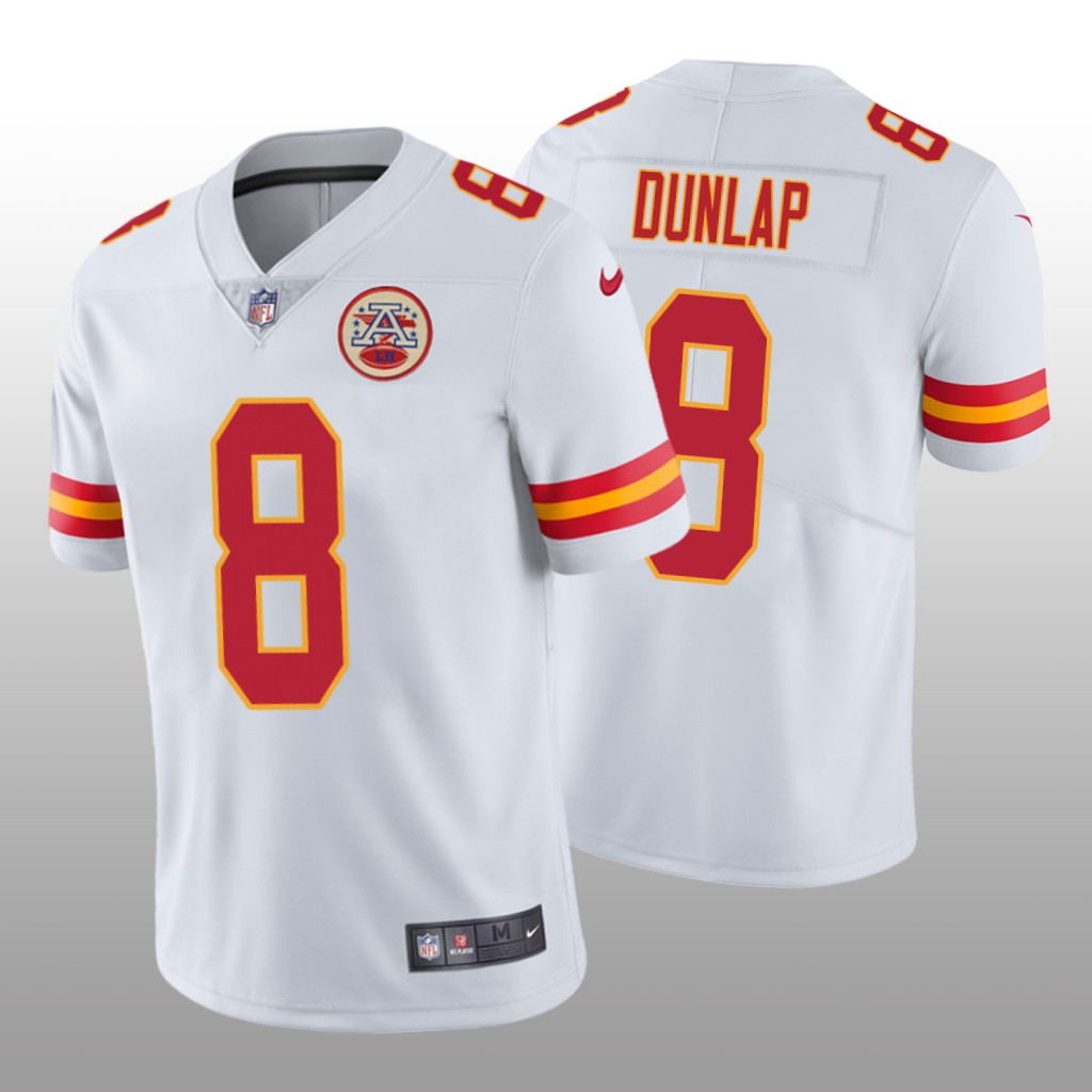 Kansas City Chiefs Carlos Dunlap White Jersey Vapor Limited Vapor Limited - Men's