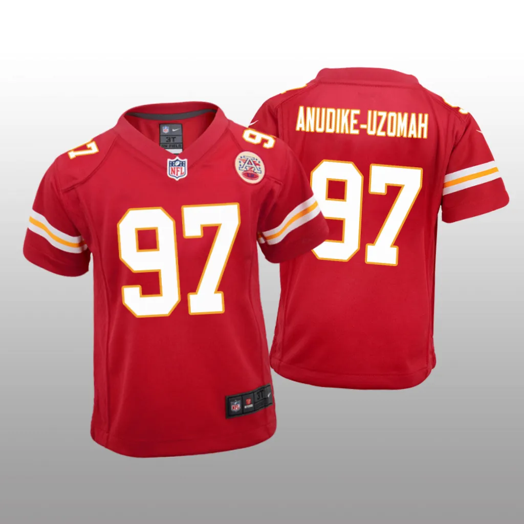 Kansas City Chiefs Felix Anudike-Uzomah Red Jersey Game - Youth