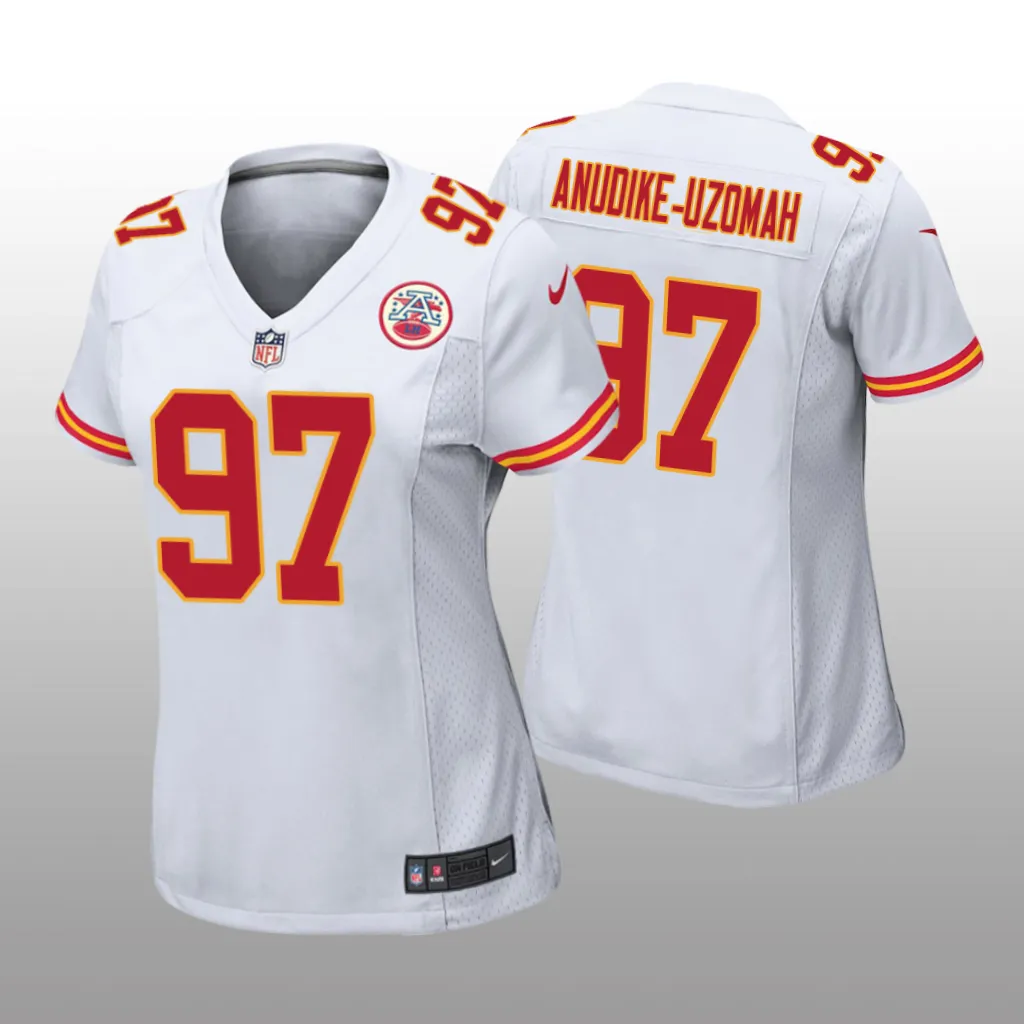Kansas City Chiefs Felix Anudike-Uzomah White Jersey Game - Women's