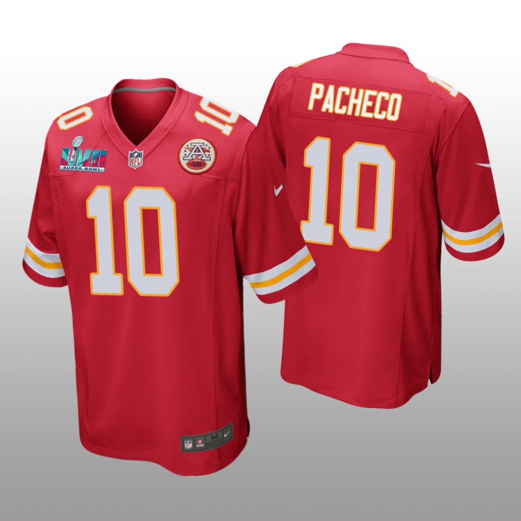 Kansas City Chiefs Isaih Pacheco Red Game Jersey Super Bowl LVII - Men's
