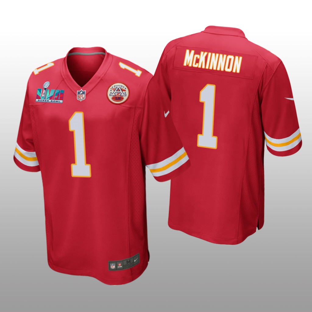 Kansas City Chiefs Jerick McKinnon Red Game Jersey Super Bowl LVII - Men's