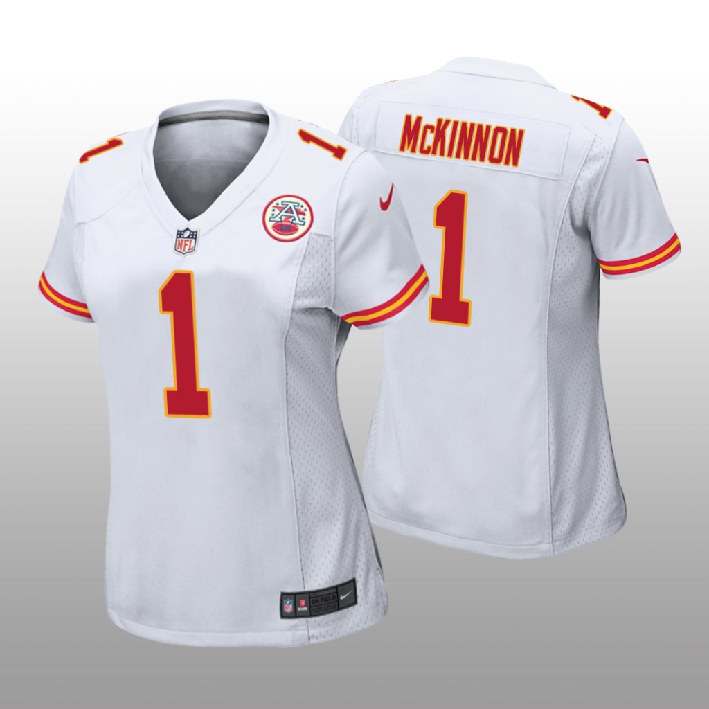 Kansas City Chiefs Jerick McKinnon White Jersey Game - Women's