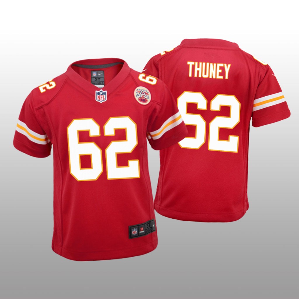 Kansas City Chiefs Joe Thuney Red Jersey Game - Youth