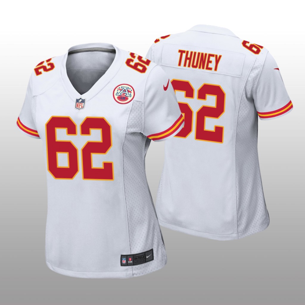 Kansas City Chiefs Joe Thuney White Jersey Game - Women's