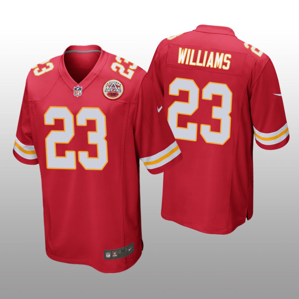 Kansas City Chiefs Joshua Williams Red Jersey Game - Men's