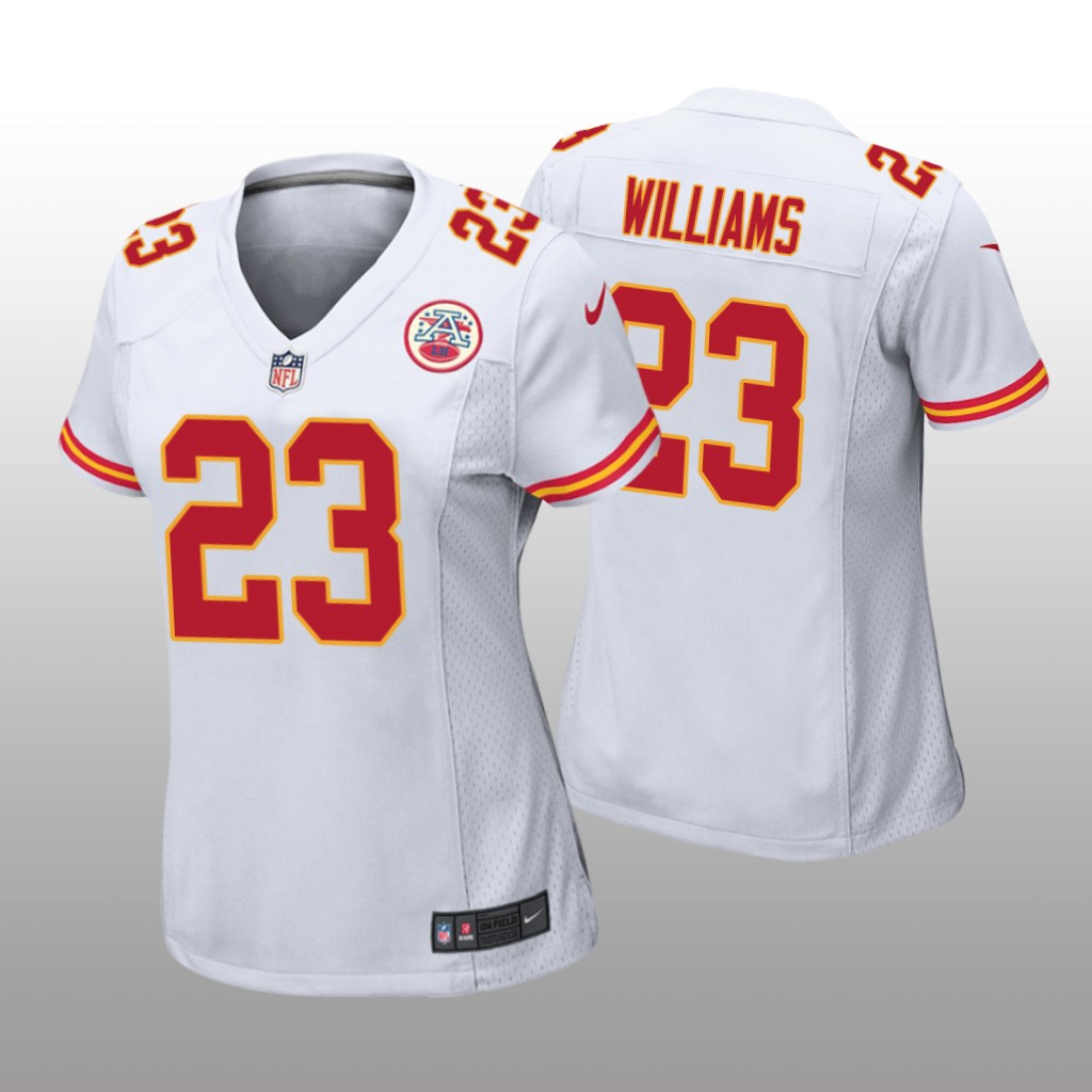 Kansas City Chiefs Joshua Williams White Jersey Game - Women's