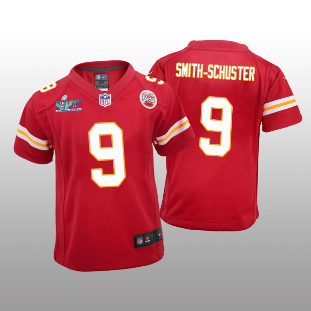 Kansas City Chiefs JuJu Smith-Schuster Red Game Jersey Super Bowl LVII - Youth