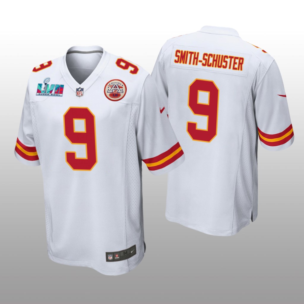 Kansas City Chiefs JuJu Smith-Schuster White Game Jersey Super Bowl LVII - Men's