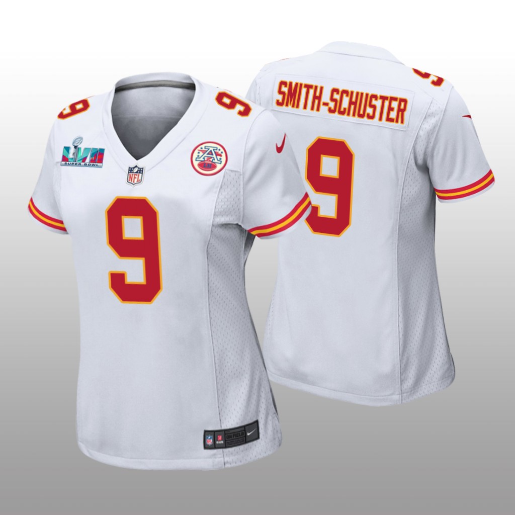 Kansas City Chiefs JuJu Smith-Schuster White Game Jersey Super Bowl LVII - Women's