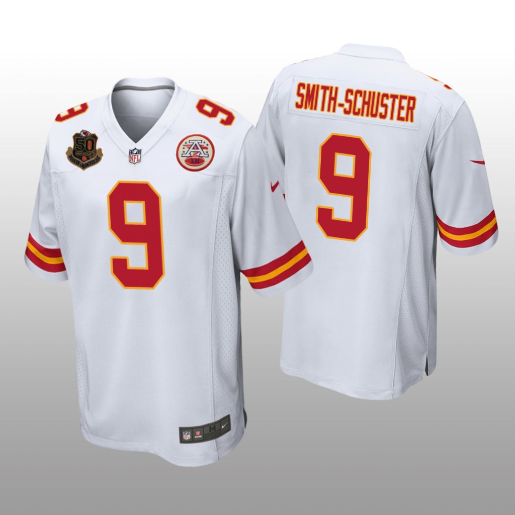 Kansas City Chiefs JuJu Smith-Schuster White Jersey 50th Anniversary Of Operation Linebacker - Men's