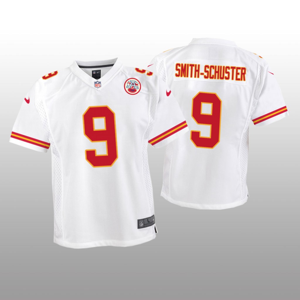 Kansas City Chiefs JuJu Smith-Schuster White Jersey Game - Youth
