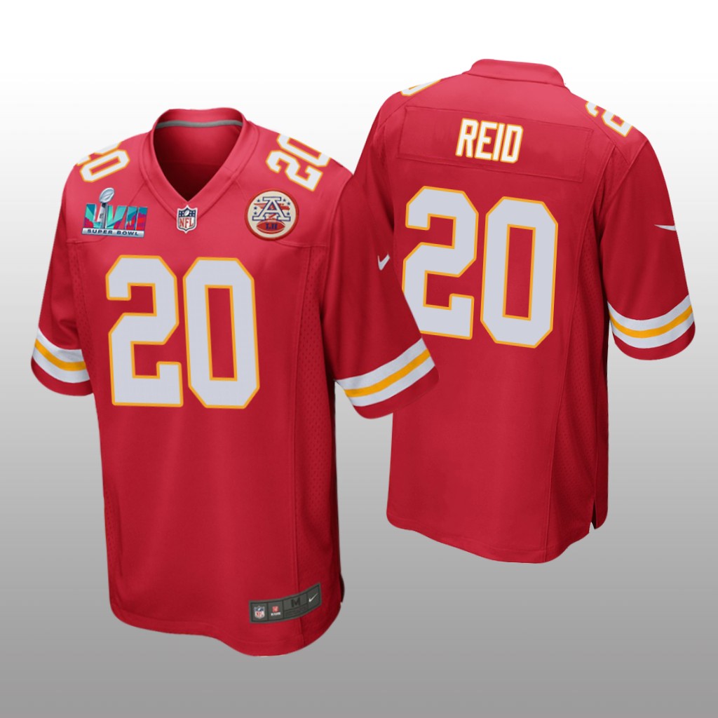 Kansas City Chiefs Justin Reid Red Game Jersey Super Bowl LVII - Men's