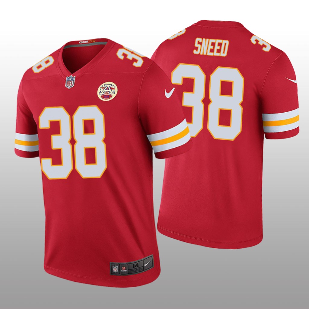Kansas City Chiefs L'Jarius Sneed Red Jersey Color Rush Legend - Men's