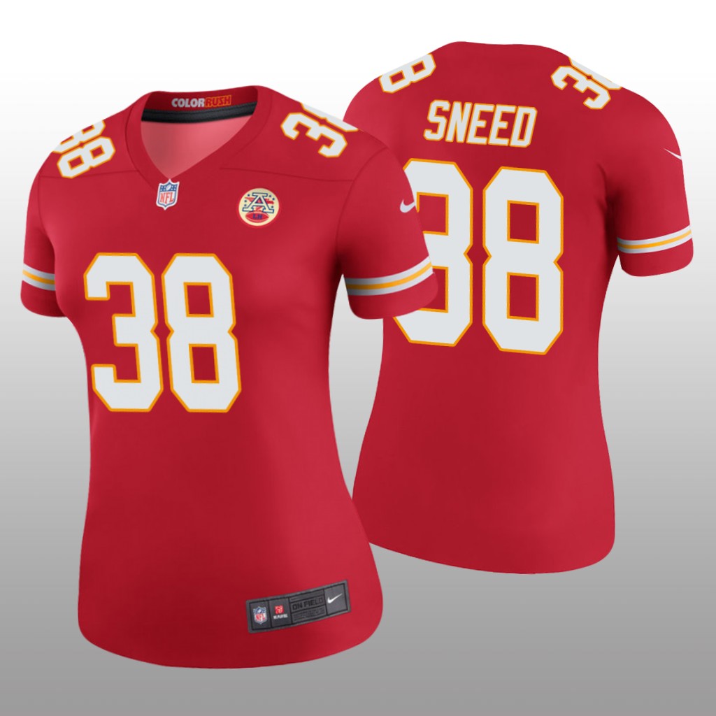 Kansas City Chiefs L'Jarius Sneed Red Jersey Color Rush Legend - Women's