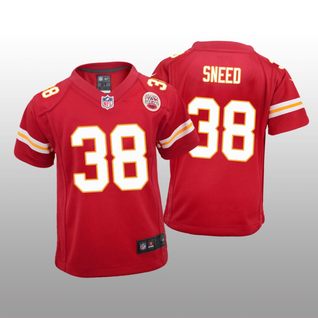 Kansas City Chiefs L'Jarius Sneed Red Jersey Game - Youth