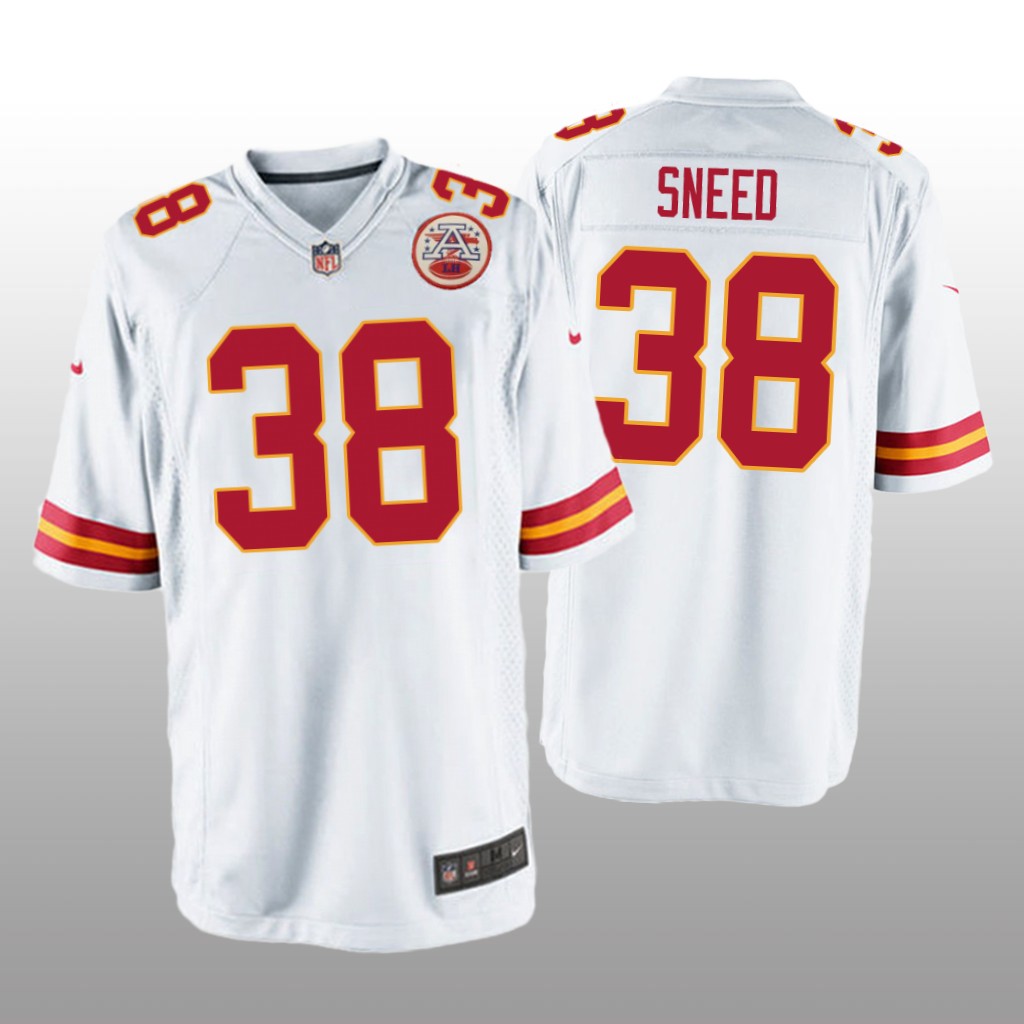 Kansas City Chiefs L'Jarius Sneed White Jersey Game - Men's