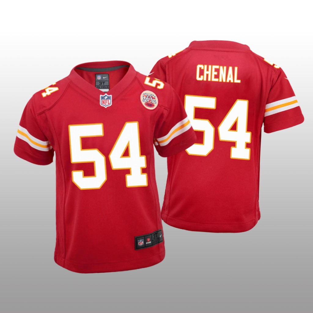 Kansas City Chiefs Leo Chenal Red Jersey Game - Youth