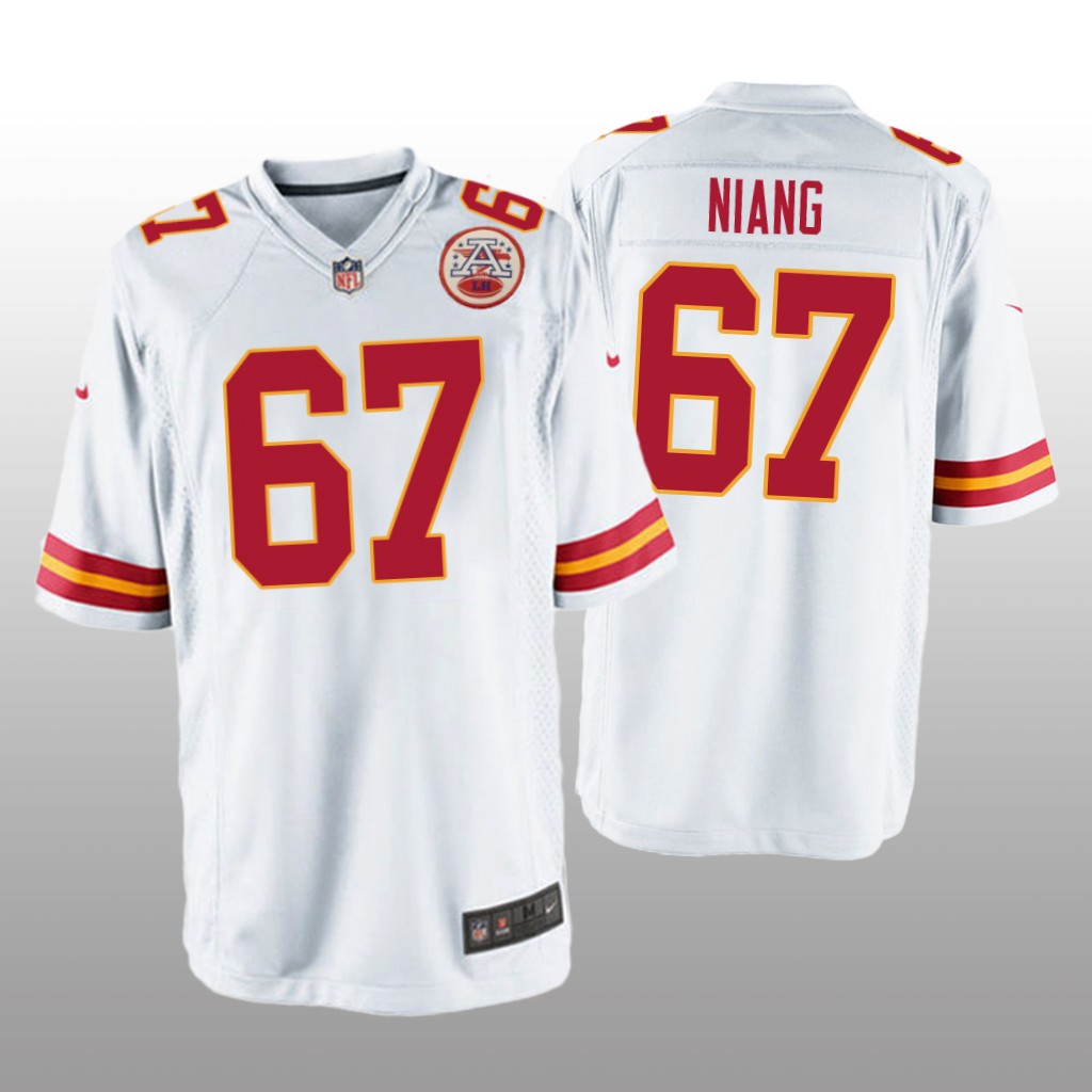 Kansas City Chiefs Lucas Niang White Jersey Game - Men's