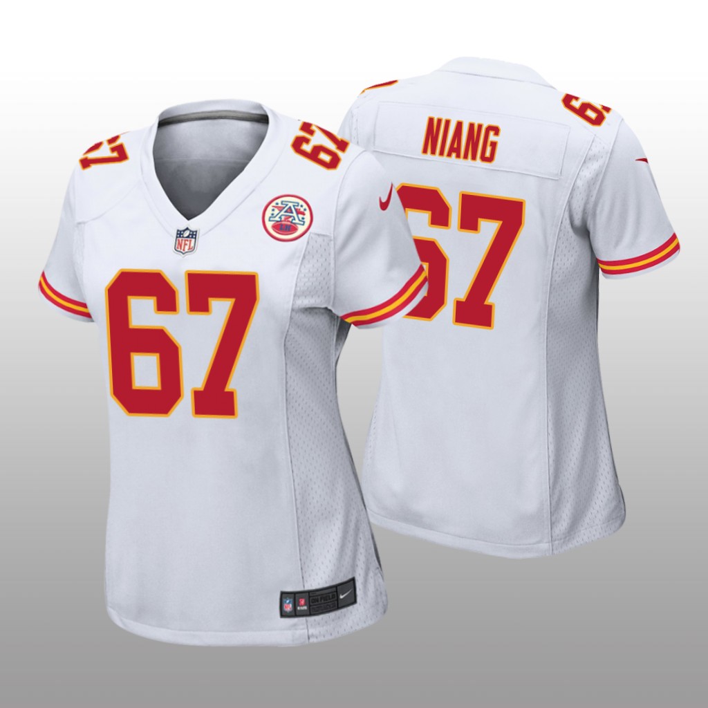 Kansas City Chiefs Lucas Niang White Jersey Game - Women's
