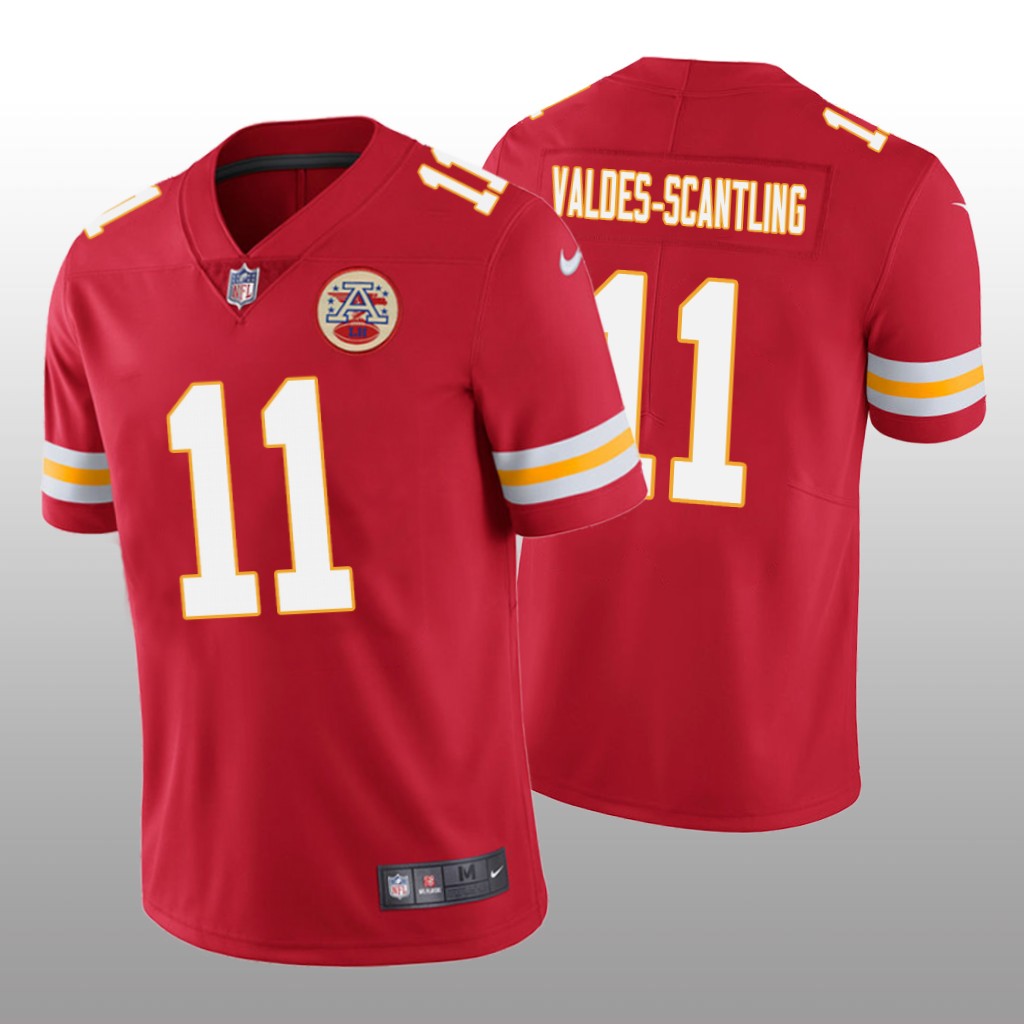 Kansas City Chiefs Marquez Valdes-Scantling Red Jersey Vapor Limited - Men's