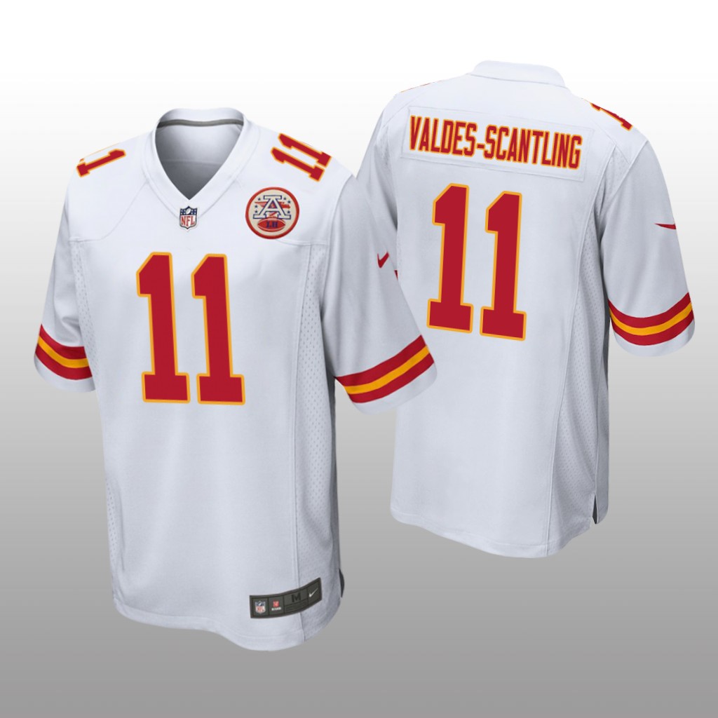 Kansas City Chiefs Marquez Valdes-Scantling White Jersey Game - Men's