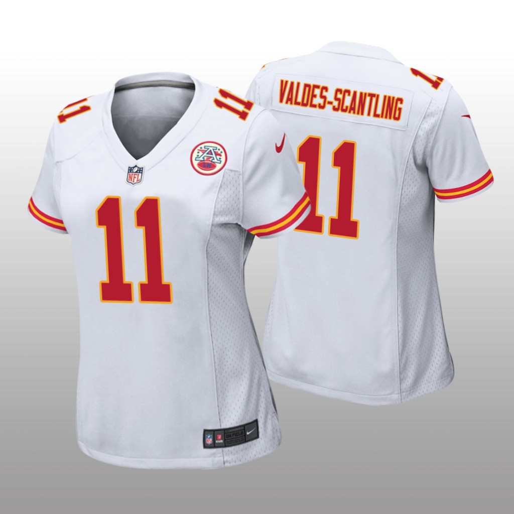 Kansas City Chiefs Marquez Valdes-Scantling White Jersey Game - Women's
