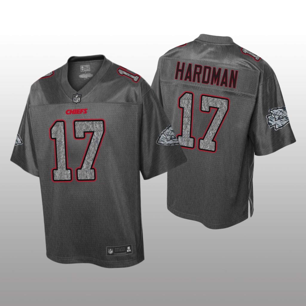 Kansas City Chiefs Mecole Hardman Heather Charcoal Jersey Static Fashion - Men's
