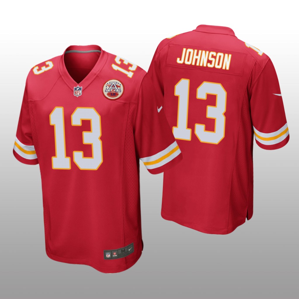 Kansas City Chiefs Nazeeh Johnson Red Jersey Game - Men's