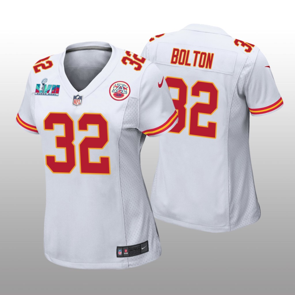 Kansas City Chiefs Nick Bolton White Game Jersey Super Bowl LVII - Women's