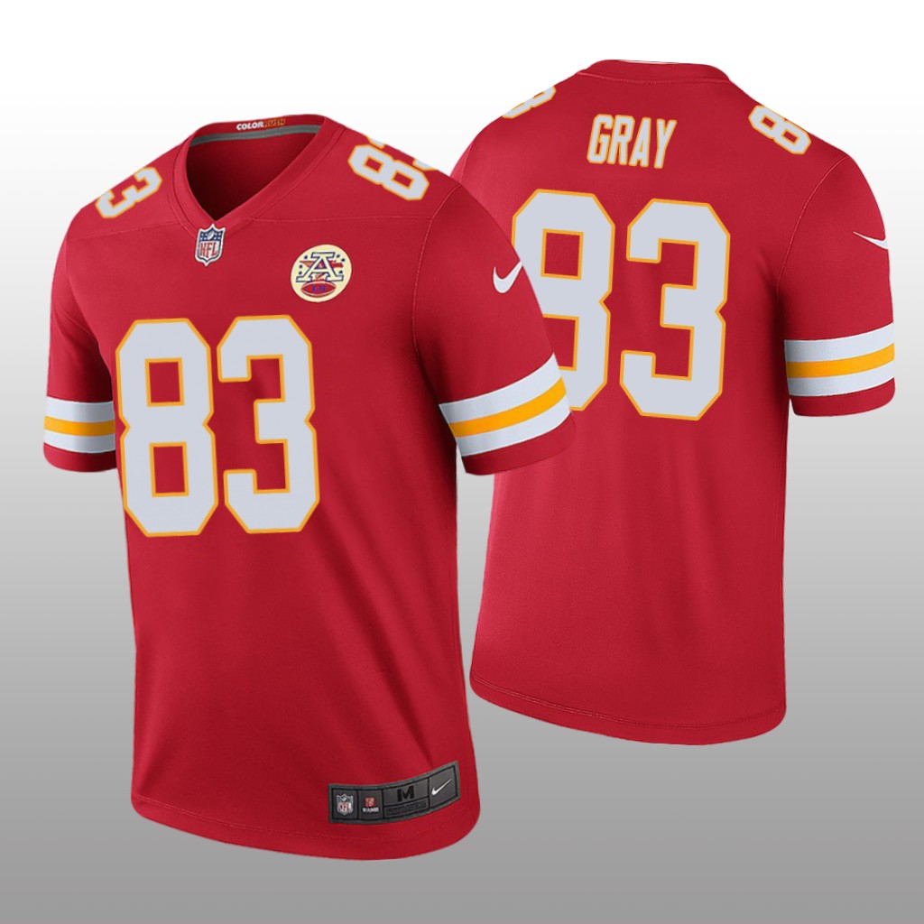 Kansas City Chiefs Noah Gray Red Jersey Color Rush Legend - Men's