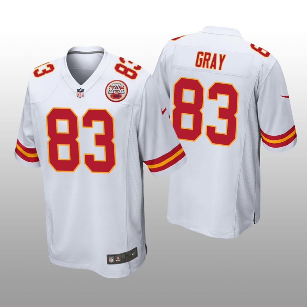 Kansas City Chiefs Noah Gray White Jersey Game - Men's