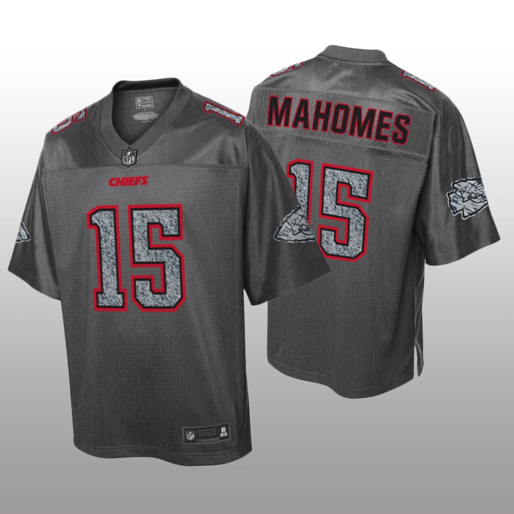 Kansas City Chiefs Patrick Mahomes Heather Charcoal Jersey Static Fashion - Men's