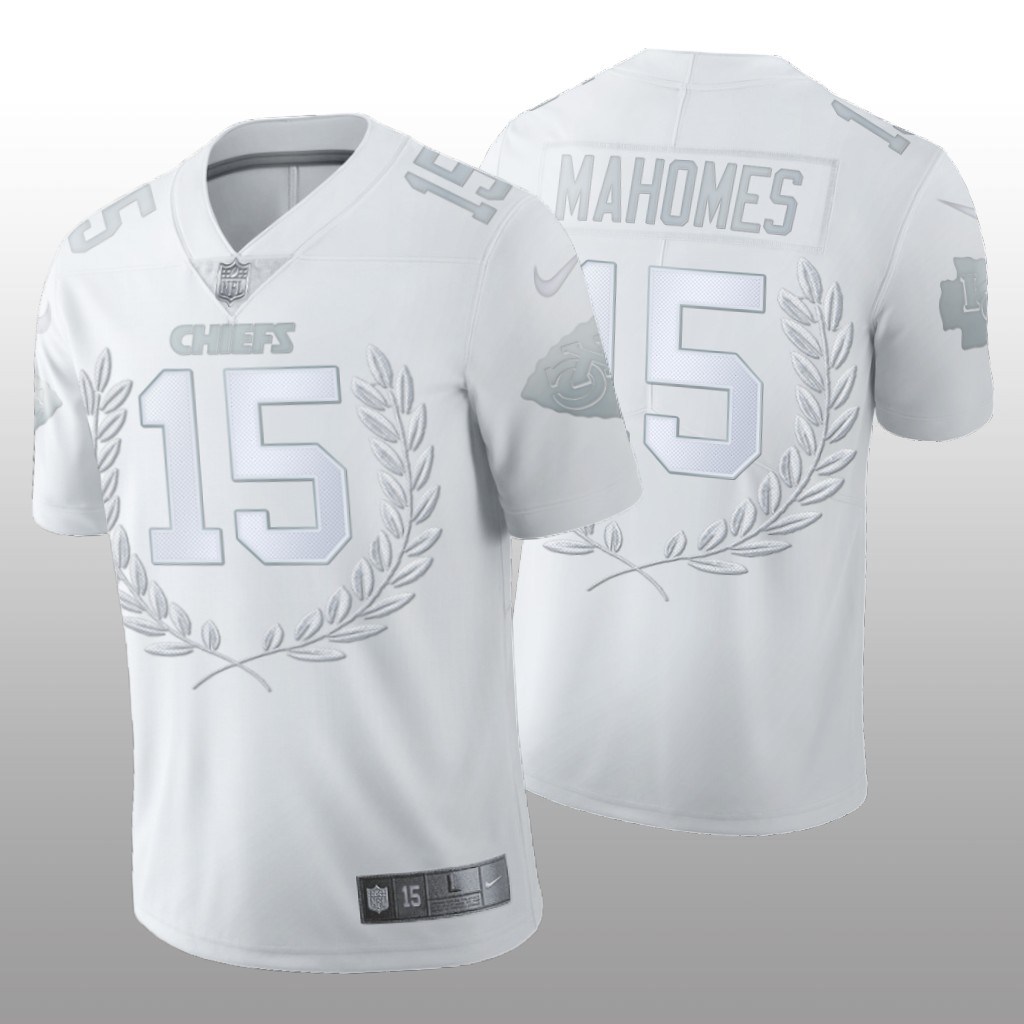Kansas City Chiefs Patrick Mahomes Platinum Limited Edition Jersey NFL MVP Men's