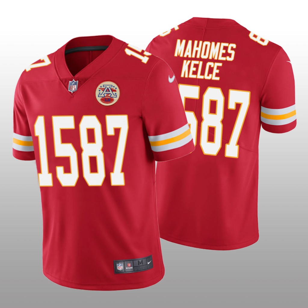 Kansas City Chiefs Patrick Mahomes Red Travis Kelce CP Player - Men's