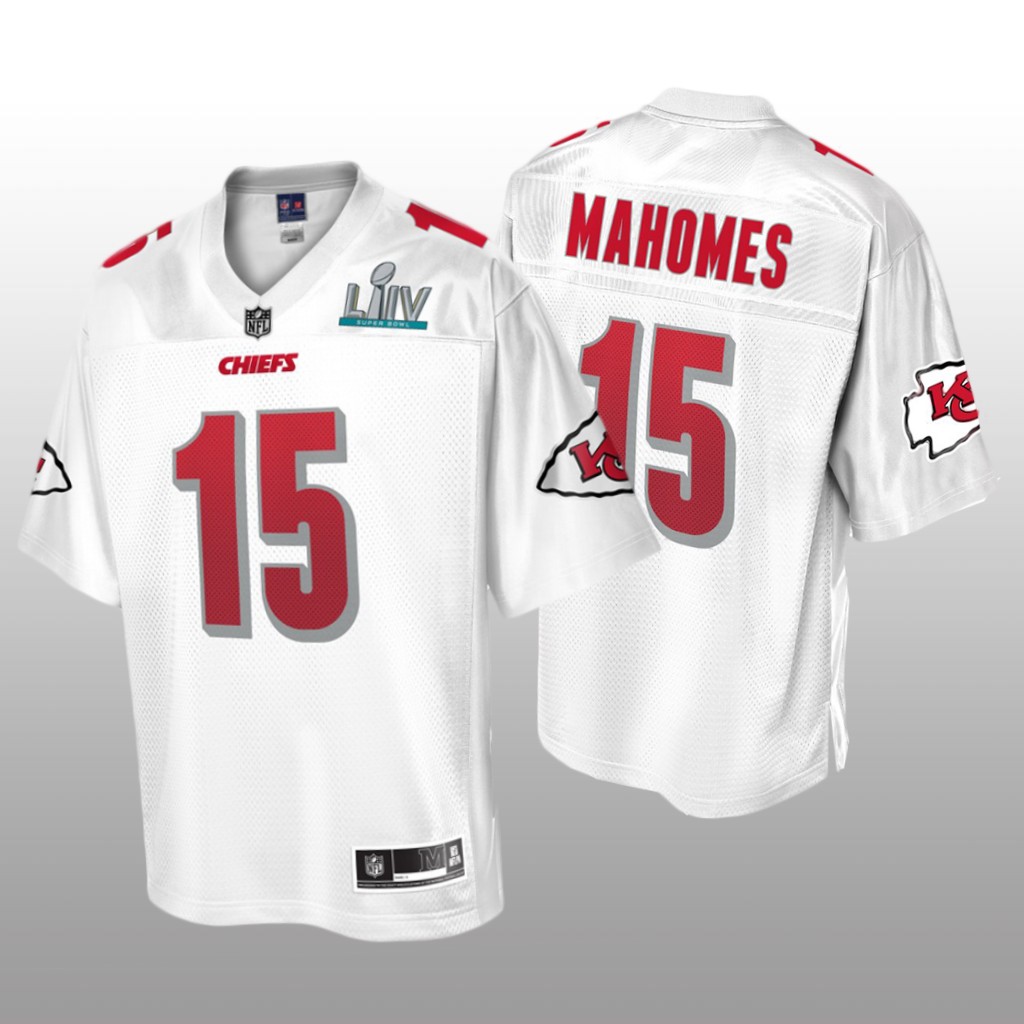 Kansas City Chiefs Patrick Mahomes White Jersey Super Bowl LIV Champions - Youth