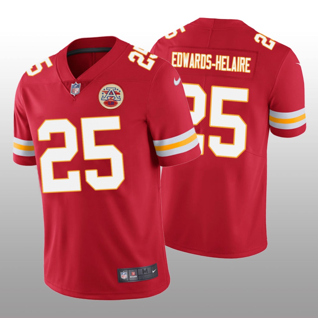 Kansas City Chiefs Red 2020 NFL Draft Vapor Limited Clyde Edwards-Helaire Jersey