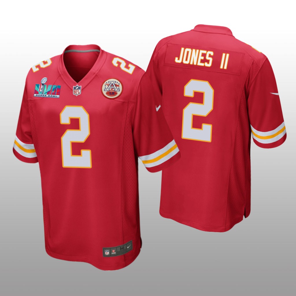Kansas City Chiefs Ronald Jones II Red Game Jersey Super Bowl LVII - Men's