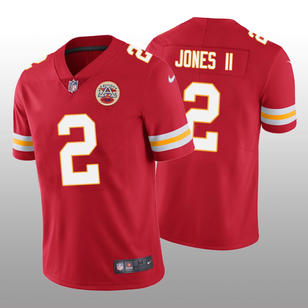 Kansas City Chiefs Ronald Jones II Red Jersey Vapor Limited - Men's