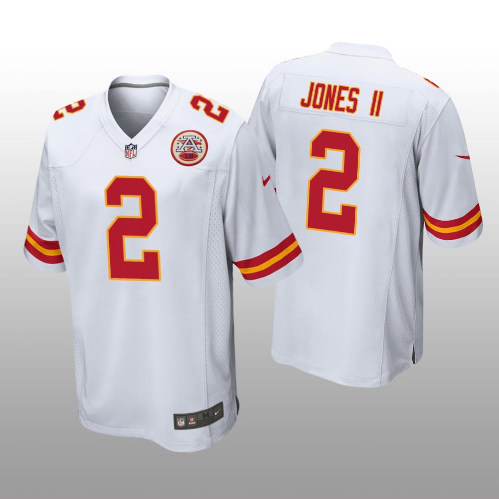 Kansas City Chiefs Ronald Jones II White Jersey Game - Men's