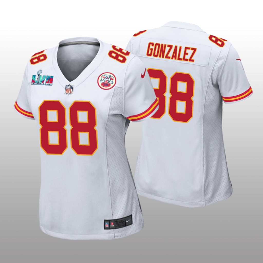 Kansas City Chiefs Tony Gonzalez White Game Jersey Super Bowl LVII - Women's