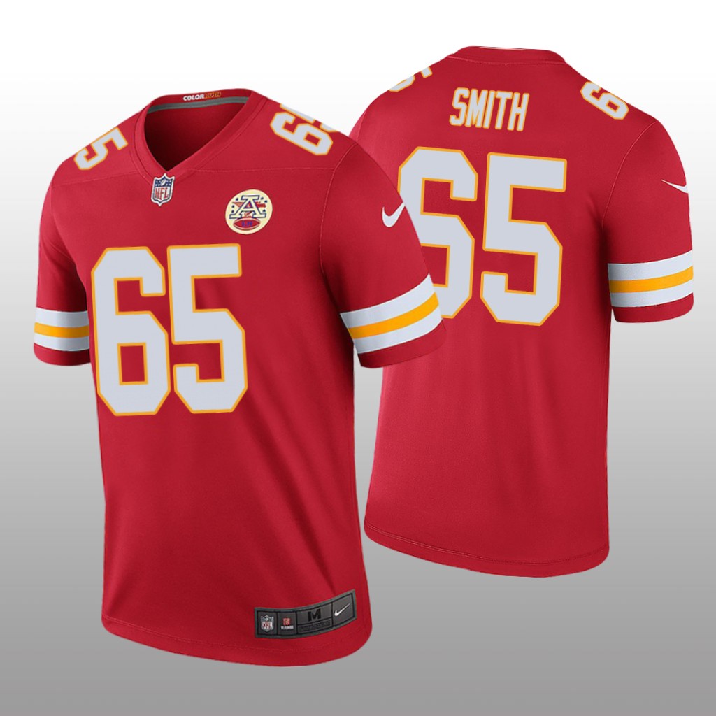 Kansas City Chiefs Trey Smith Red Jersey Color Rush Legend - Men's