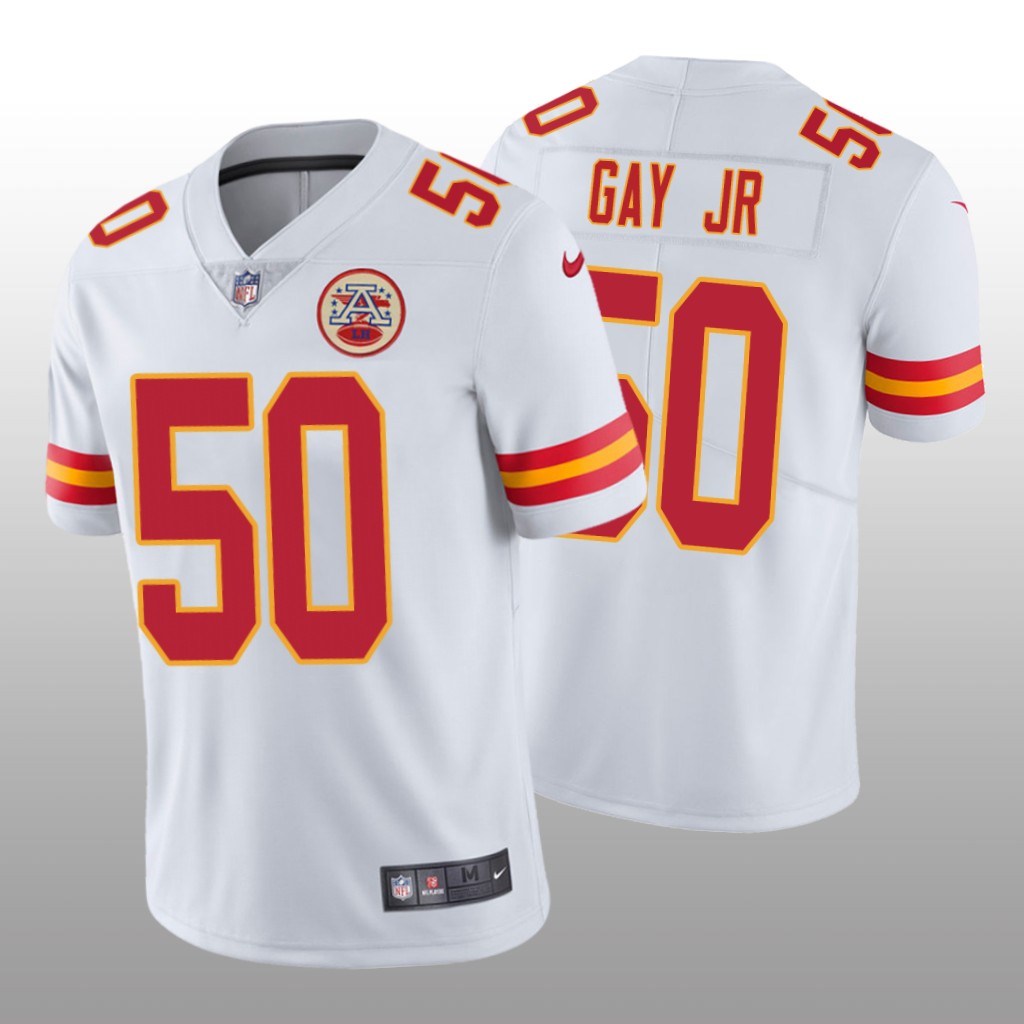 Kansas City Chiefs White 2020 NFL Draft Vapor Limited Willie Gay Jr. Jersey