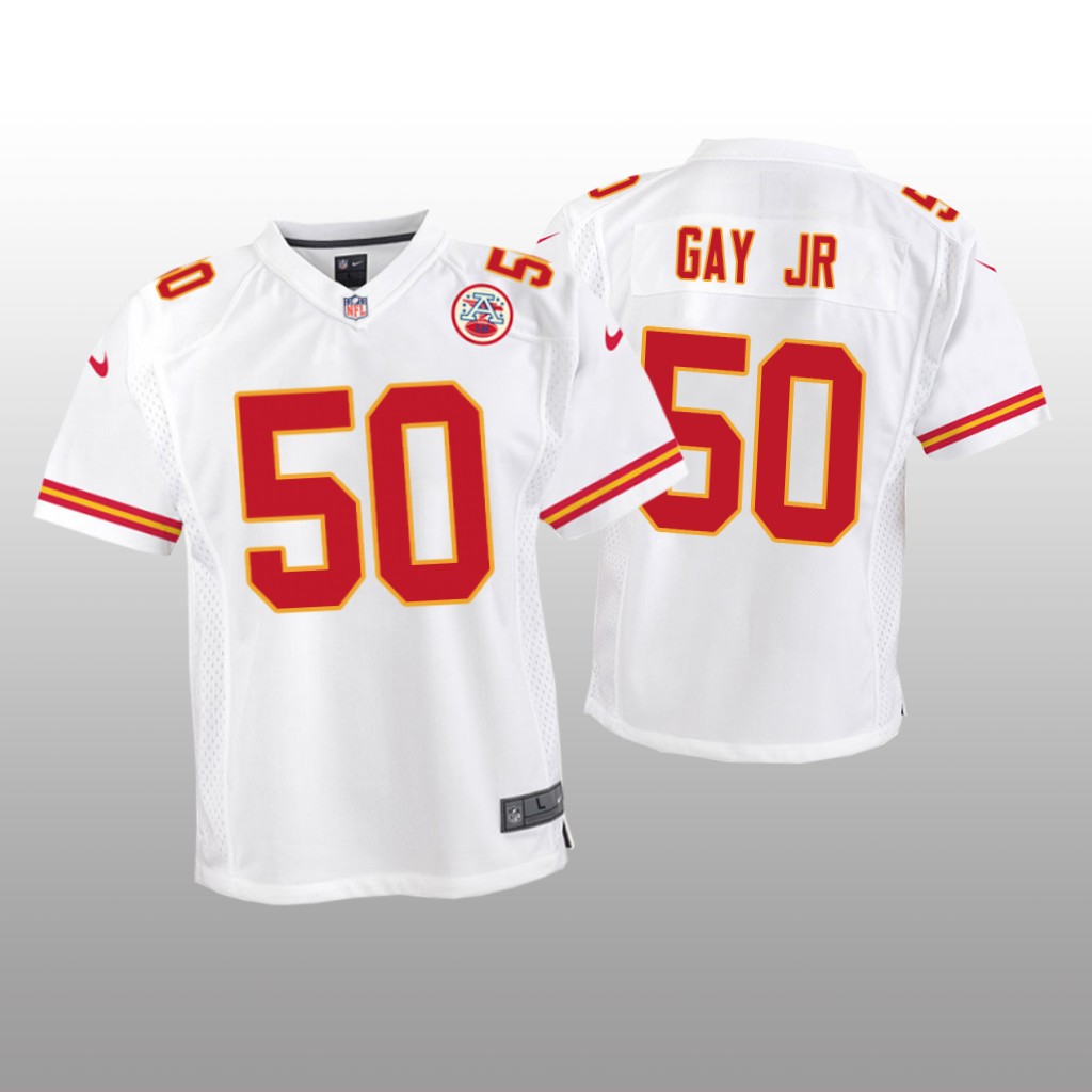 Kansas City Chiefs White 2020 NFL Draft Willie Gay Jr. Game Jersey