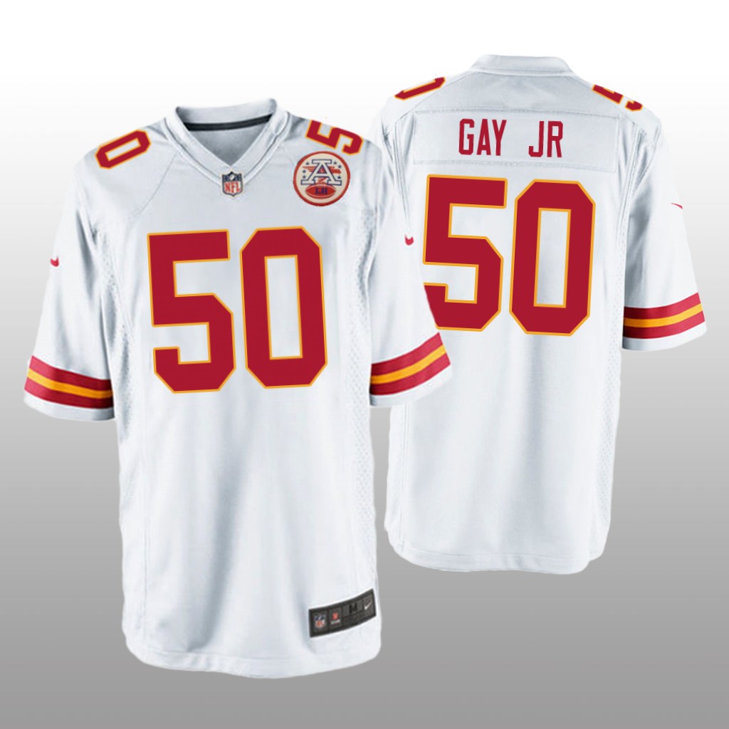 Kansas City Chiefs White 2020 NFL Draft Willie Gay Jr. Game Jersey