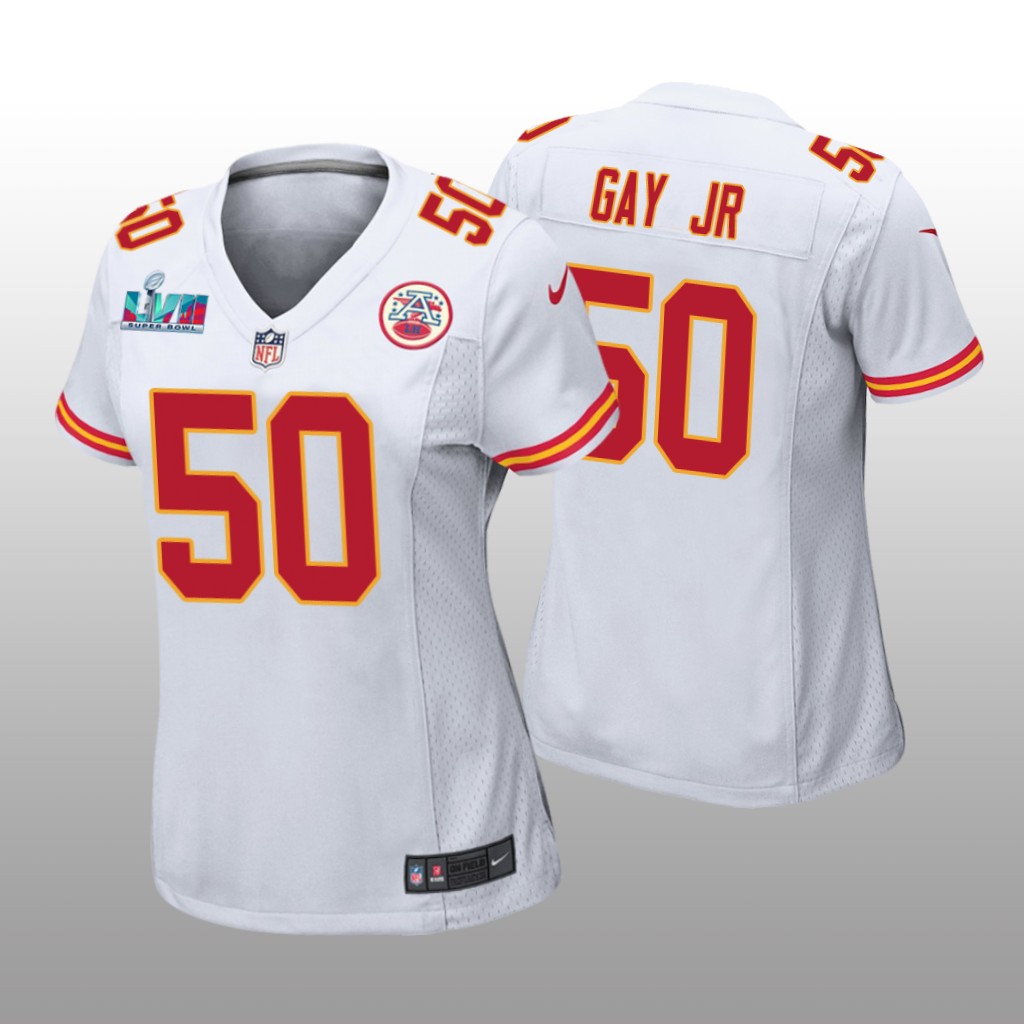 Kansas City Chiefs Willie Gay Jr. White Game Jersey Super Bowl LVII - Women's