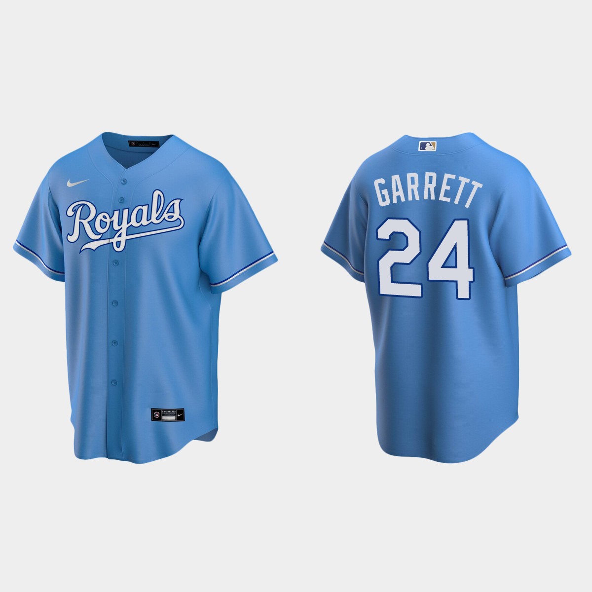 Kansas City Royals Amir Garrett Alternate Jersey - Light Blue