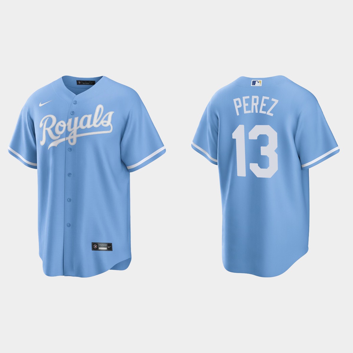 Kansas City Royals Salvador Perez Alternate Jersey - Blue