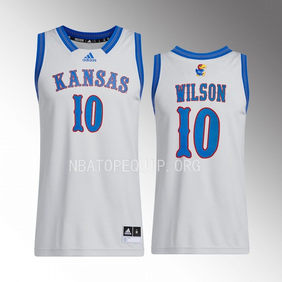 Kansas Jayhawks Jalen Wilson Jersey 2022-23 Swingman  Grey Uniform