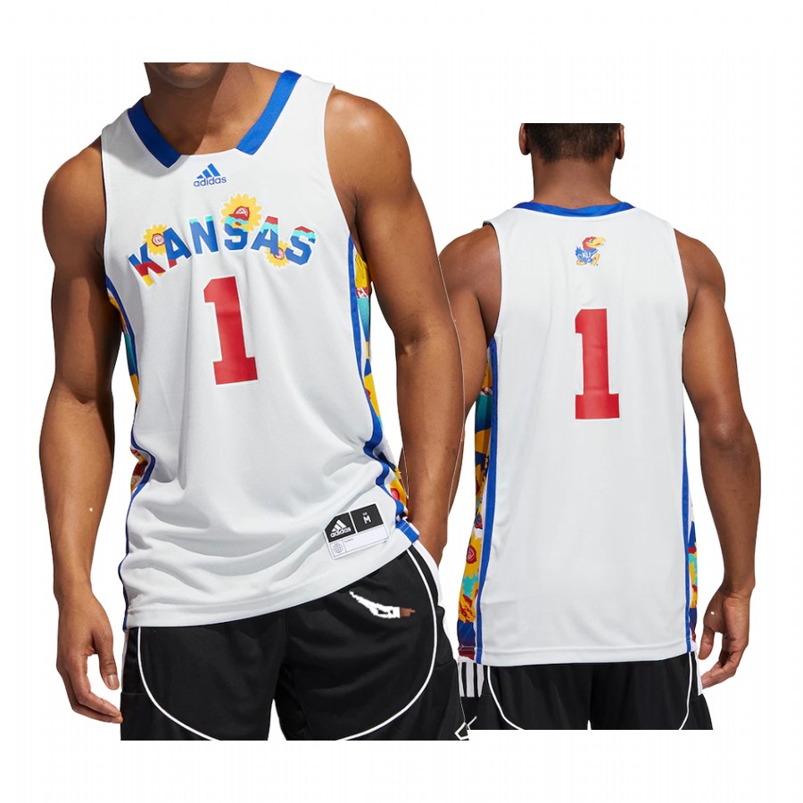 Kansas Jayhawks Jersey Honoring Black Excellence White  Uniform